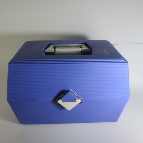 Caboodles Vintage Purple Makeup Case / Storage - Used - No Inserts - Picture 1 of 15